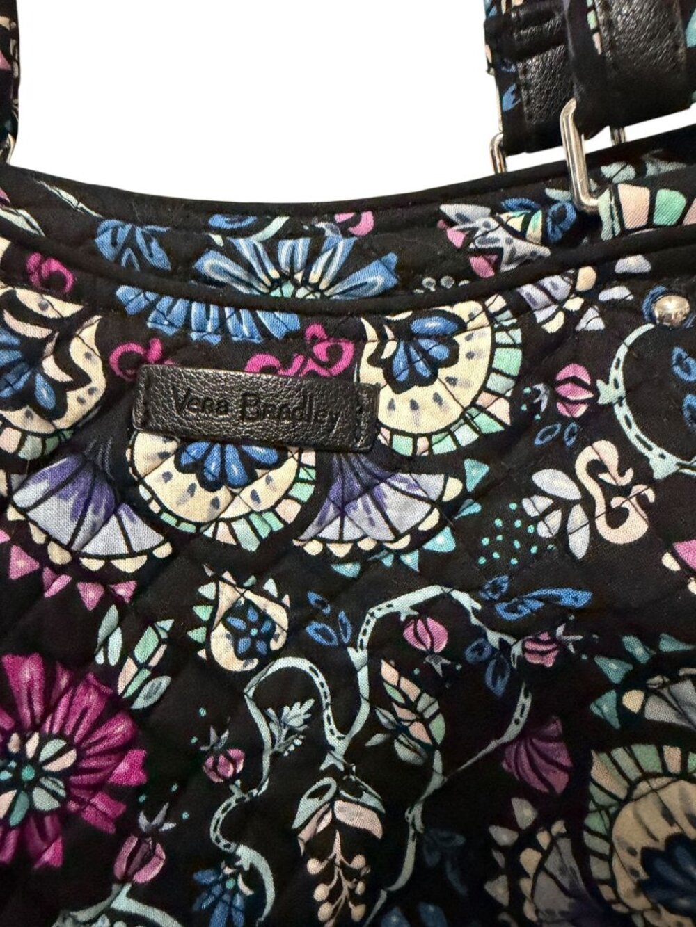 Vera Bradley Retired Bramble Glenna Satchel Shoulder Bag Purse - Picture 3 of 14